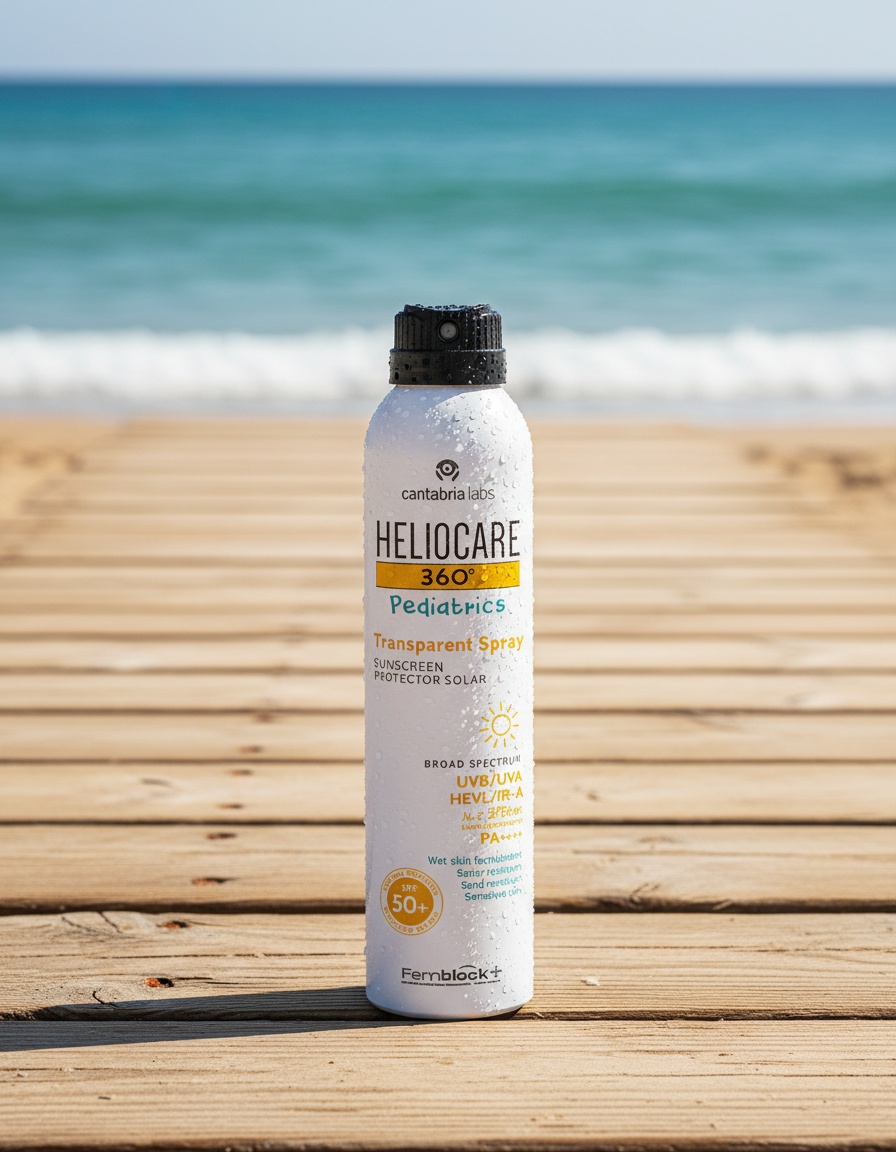 HELIOCARE 360º PEDIATRICS sunscreen transparent spray SPF50+ 200 ml - Afbeelding 2