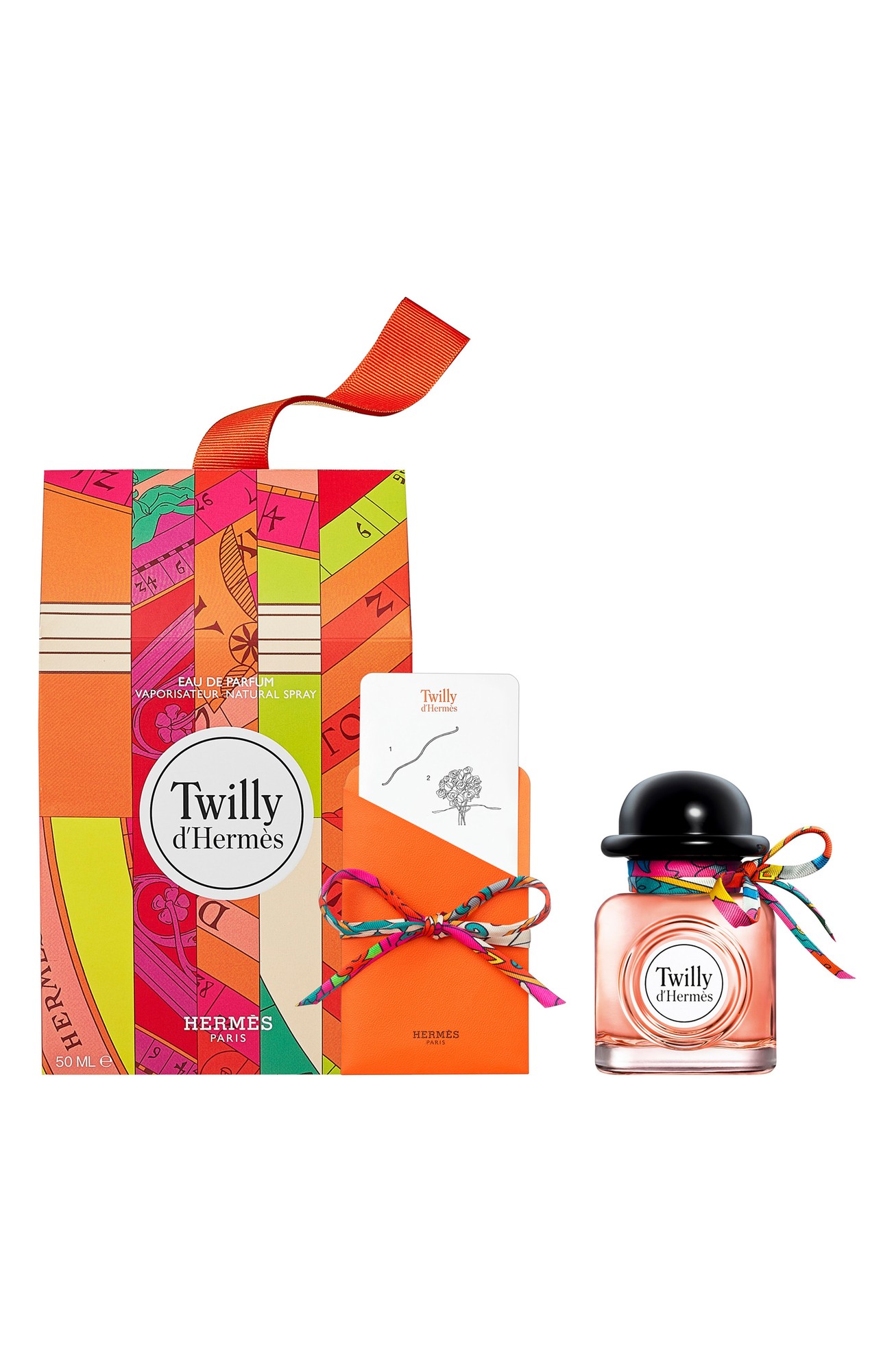 Hermès Twilly d'Hermès Geschenkset 50ml EDP + 1x Kaart + 1x Zijden Lintje