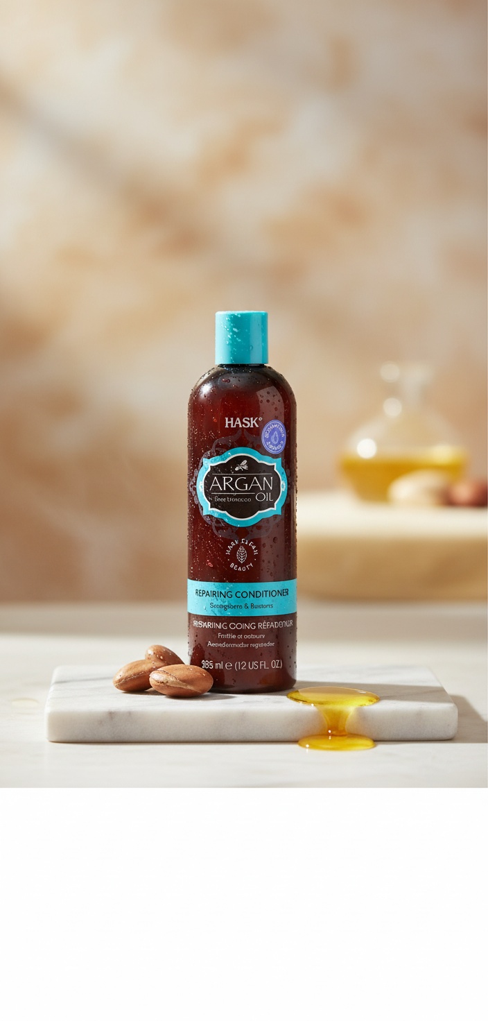 Hask ARGAN OIL repairing conditioner 355 ml - Afbeelding 2