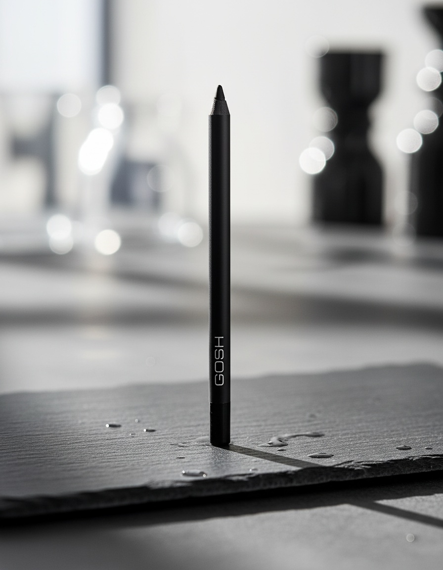 Gosh VELVET TOUCH eyeliner waterproof #black ink - Afbeelding 2