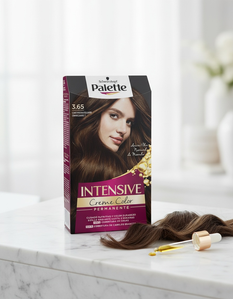 PALETTE INTENSIVE dye #3.65-chocolate brown 1 u - Afbeelding 2