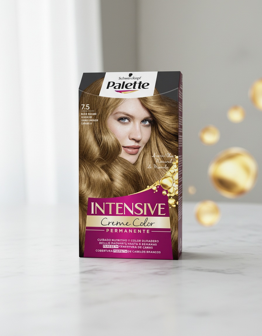 PALETTE INTENSIVE dye #7.5-golden caramel blonde 1 u - Afbeelding 2