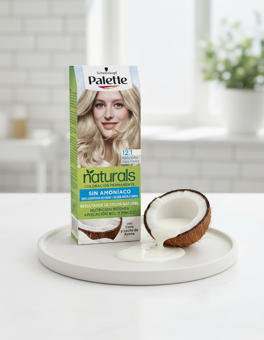 PALETTE NATURAL dye #12.1 - extra light ash blonde 1 u - Afbeelding 2