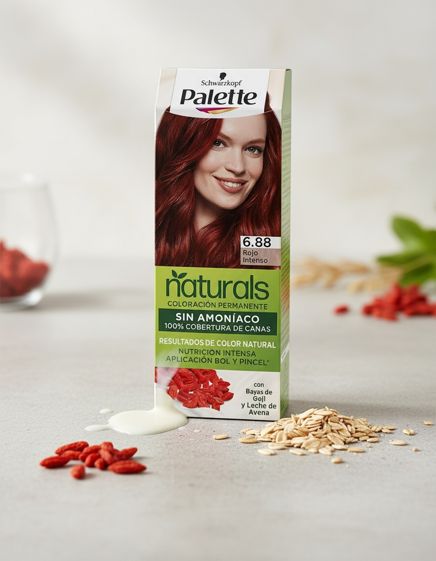 NATURAL PALETTE dye #6.88-intense red 1 u - Afbeelding 2