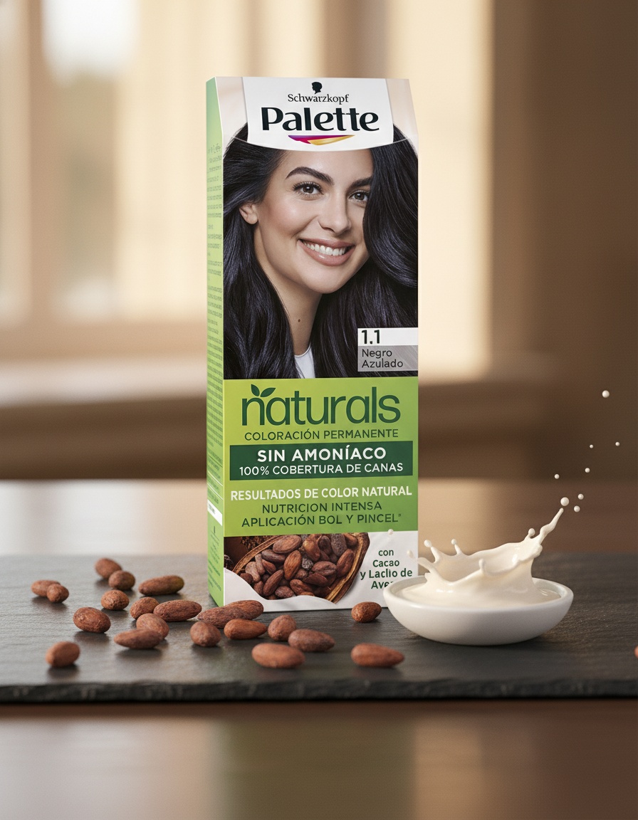 PALETTE NATURAL dye #1.1-blue black 1 u - Afbeelding 2