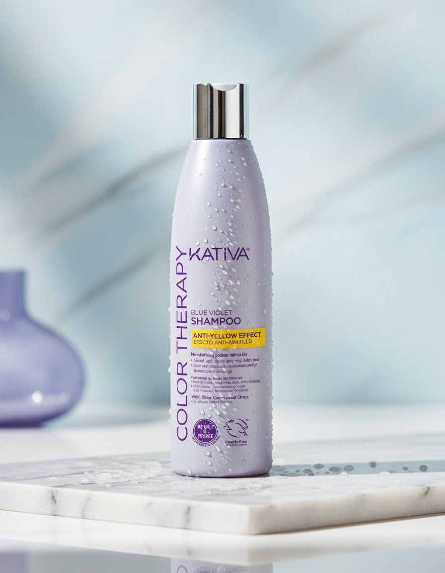 Kativa BLUE VIOLET anti-yellow effect shampoo 250 ml - Afbeelding 2
