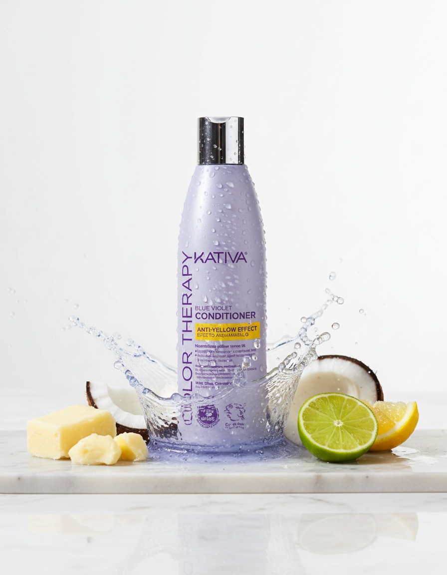 Kativa BLUE VIOLET anti-yellow effect conditioner 250 ml - Afbeelding 2