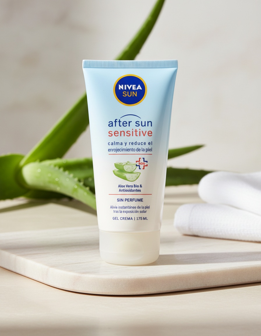 Nivea SUN AFTER SUN SENSITIVE fragrance-free cream gel 175 ml