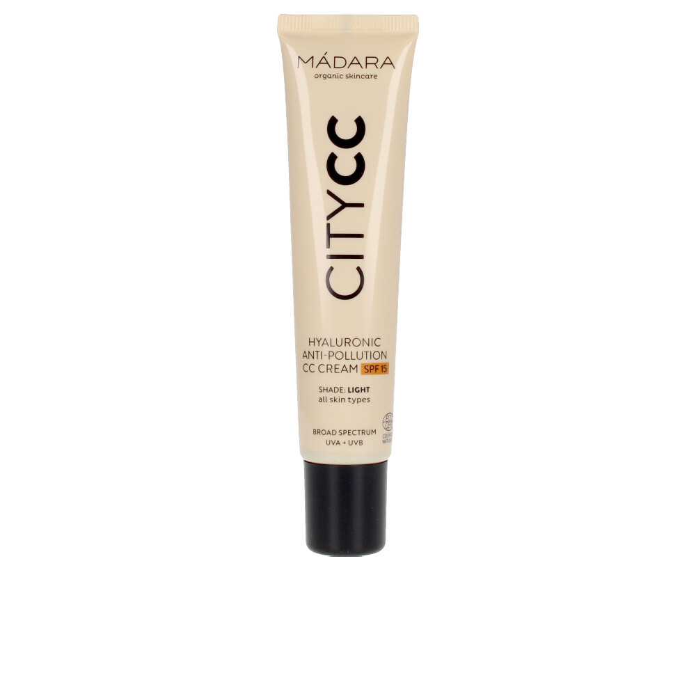 MÁdara Organic Skincare CITYCC hyaluronic anti-pollution CC cream SPF15 #light
