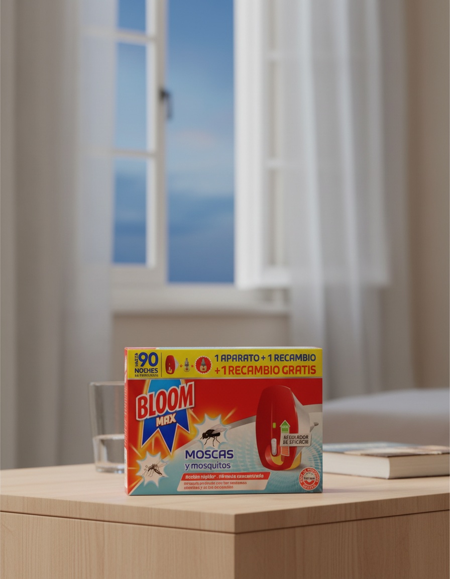 BLOOM MAX FLIES & MOSQUITOES electric apt. + 2 recharges - Afbeelding 2