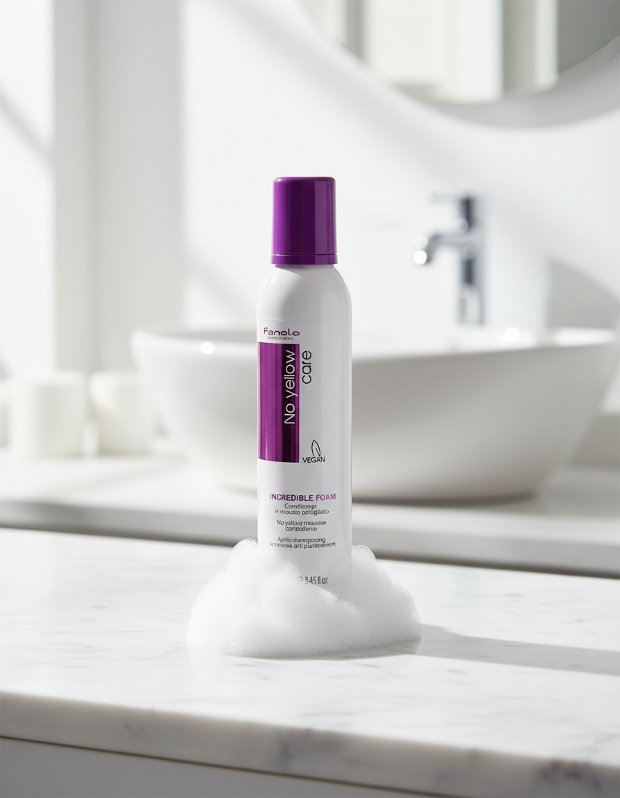 Fanola NO YELLOW incredible foam 250 ml - Afbeelding 2