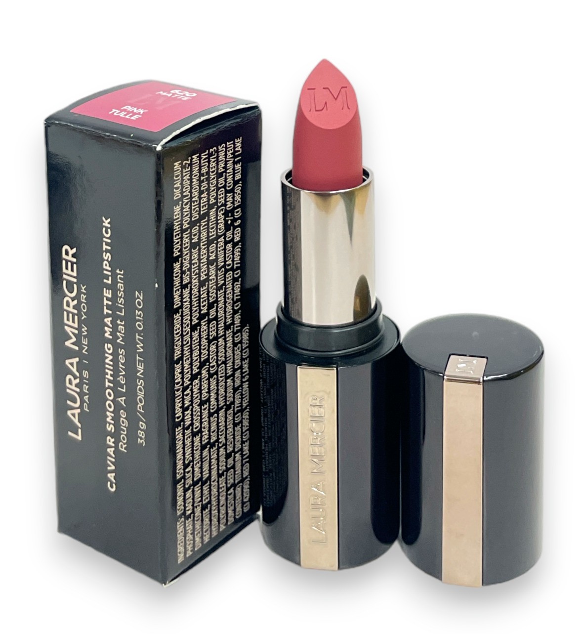 Laura Mercier Caviar Smoothing Matte Hervulbare Lipstick 3.8g - 620 Pink Tulle