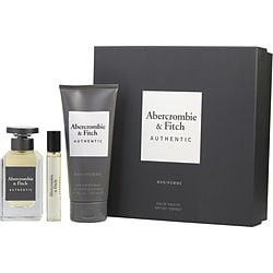 Abercrombie & Fitch Authentic Man Geschenkset 100ml EDT + 200ml Hair & Body Wash + 15ml EDT