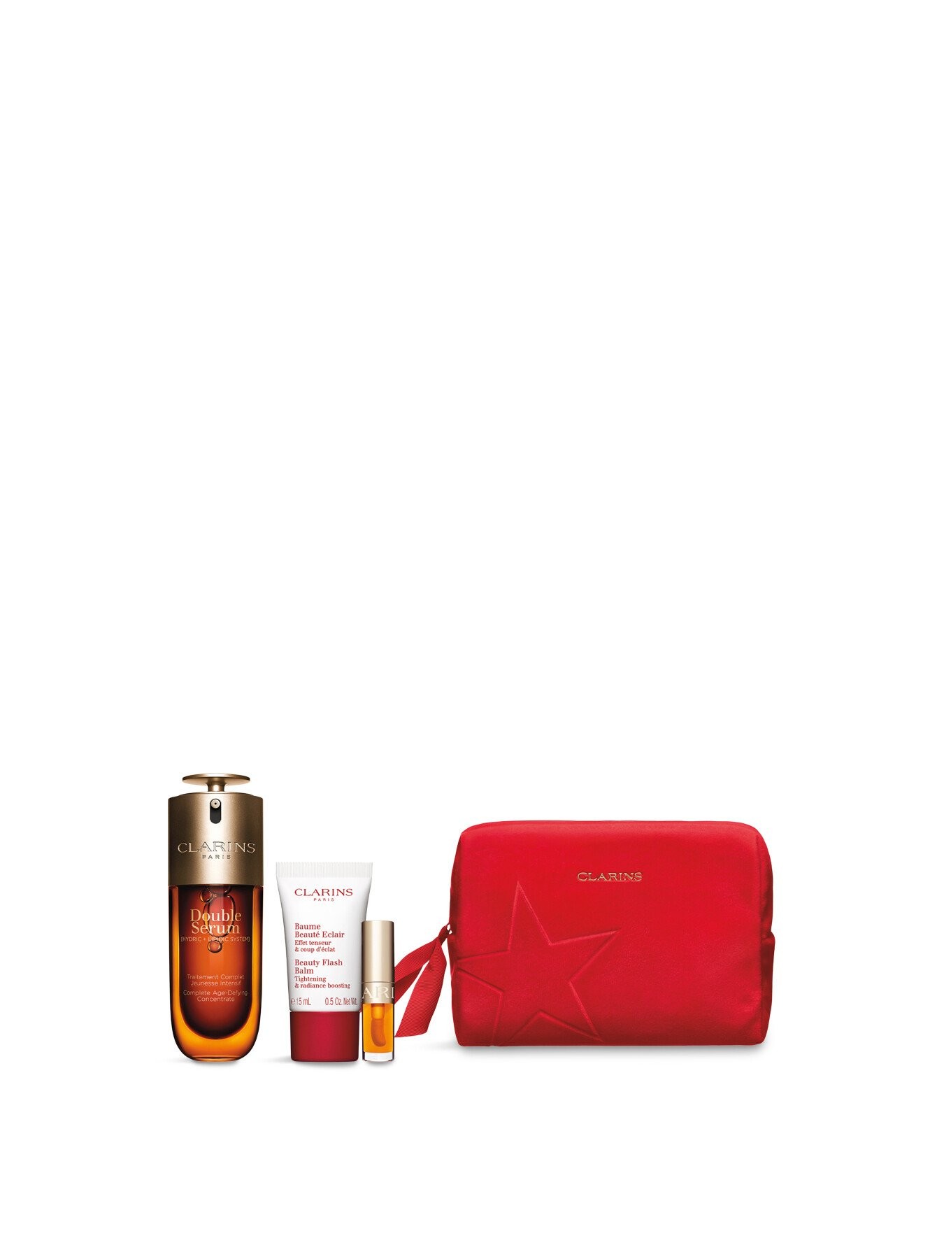 Clarins DOUBLE SERUM CASE 4 pcs