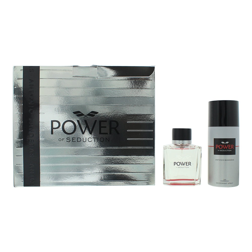 Antonio Banderas Power of Seduction Geschenkset 100ml EDT + 150ml Deodorant Spray