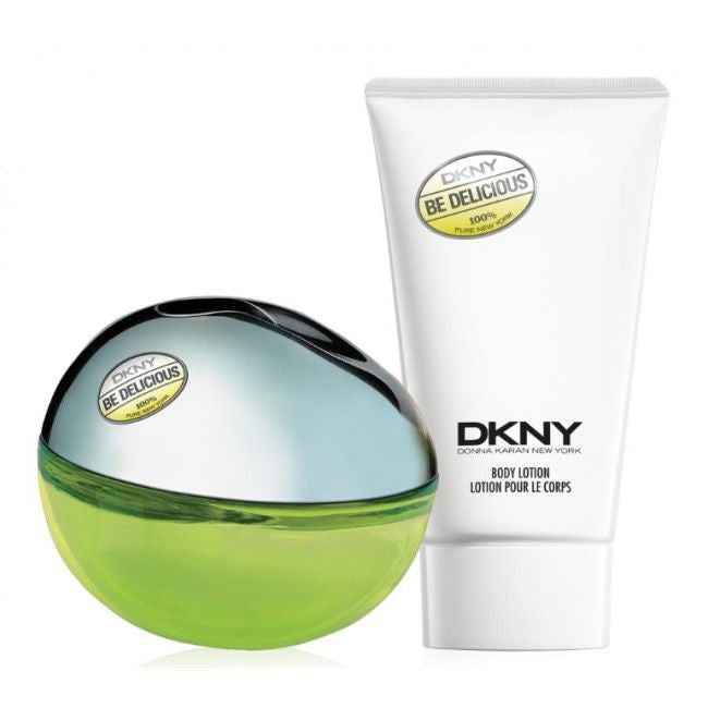 DKNY Be Delicious Geschenkset 30ml EDP + 100ml Body Lotion