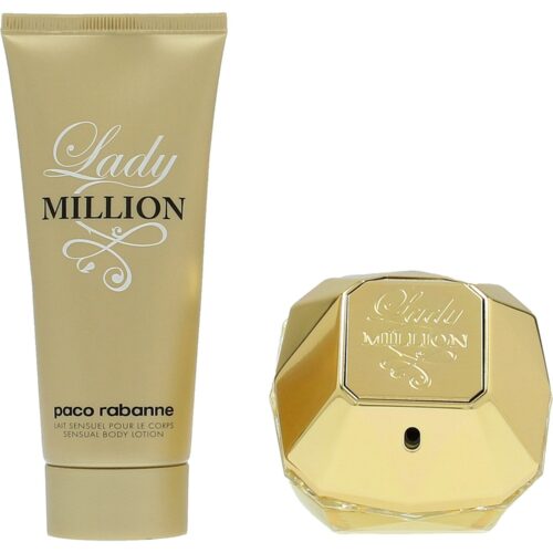 Paco Rabanne Lady Million Geschenken 80ml EDP + 100ml Body Lotion