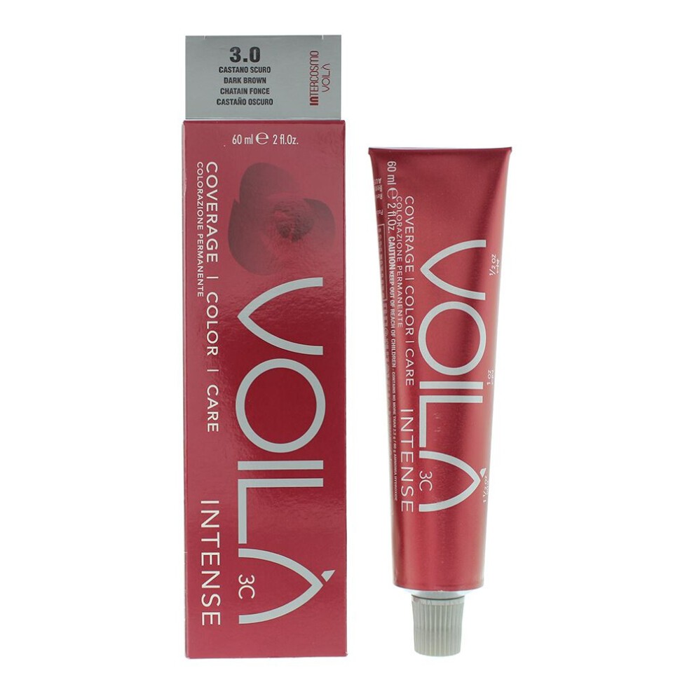 Intercosmo Voila Intense Haarverf 60ml - 3.0 Dark Brown