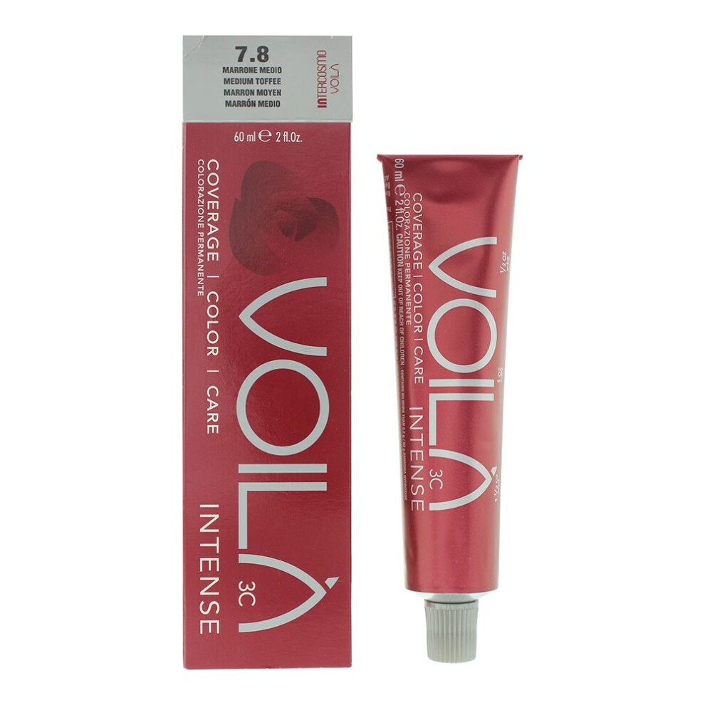 Intercosmo Voila Intense Haarverf 60ml - 7.8 Medium Toffee