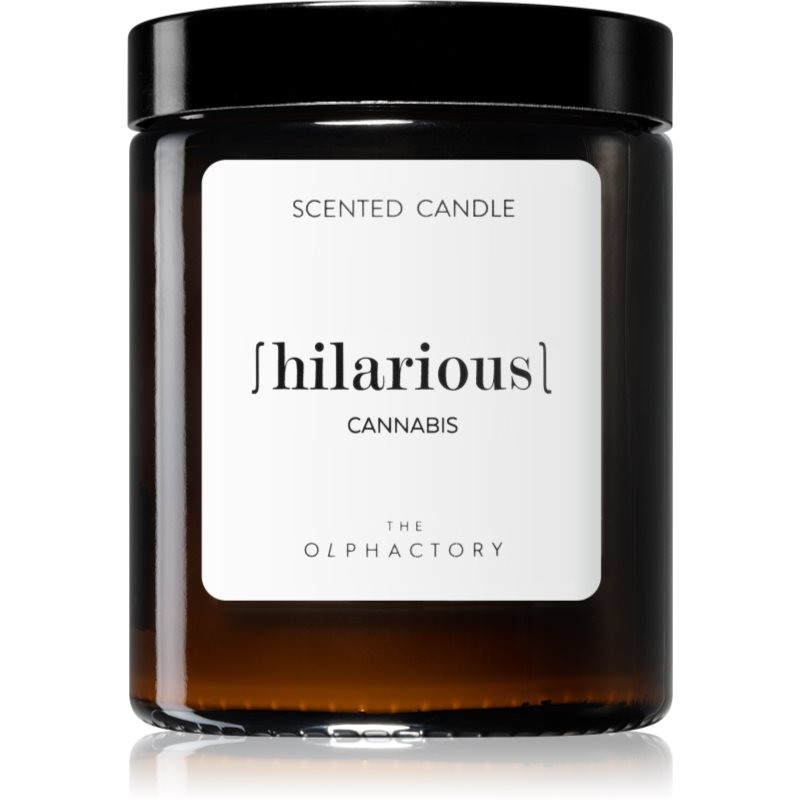 The Olphactory Hilarious Cannabis Scented Candle 135g