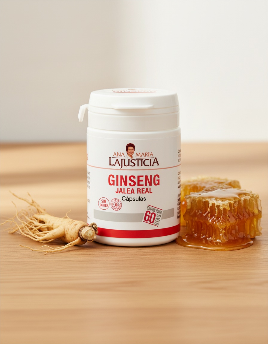 Ana MarÍa Lajusticia GINSENG con jalea real 60 cápsulas - Afbeelding 2