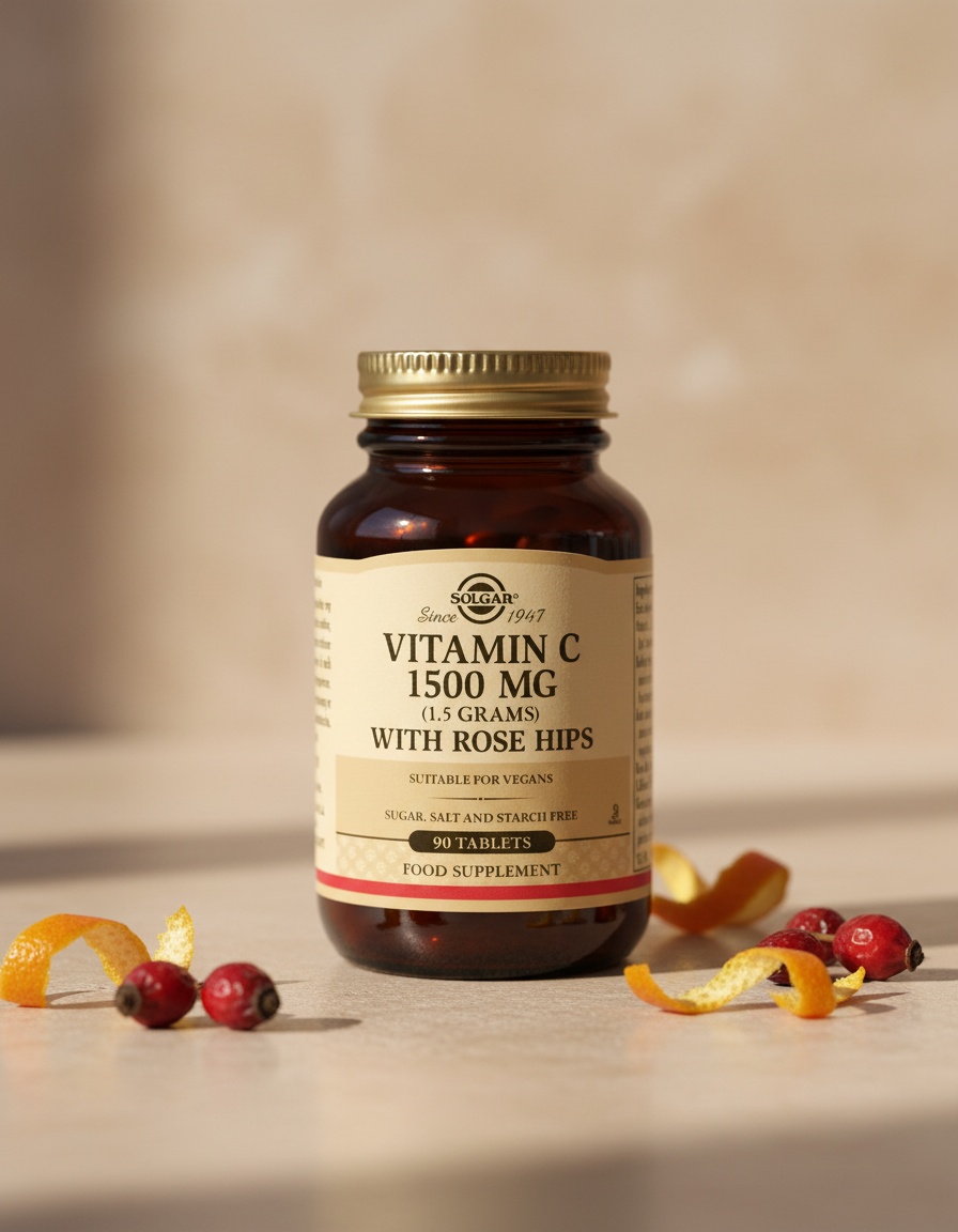 Solgar ROSE HIPS C 1500mg. capsules 90 u - Afbeelding 2