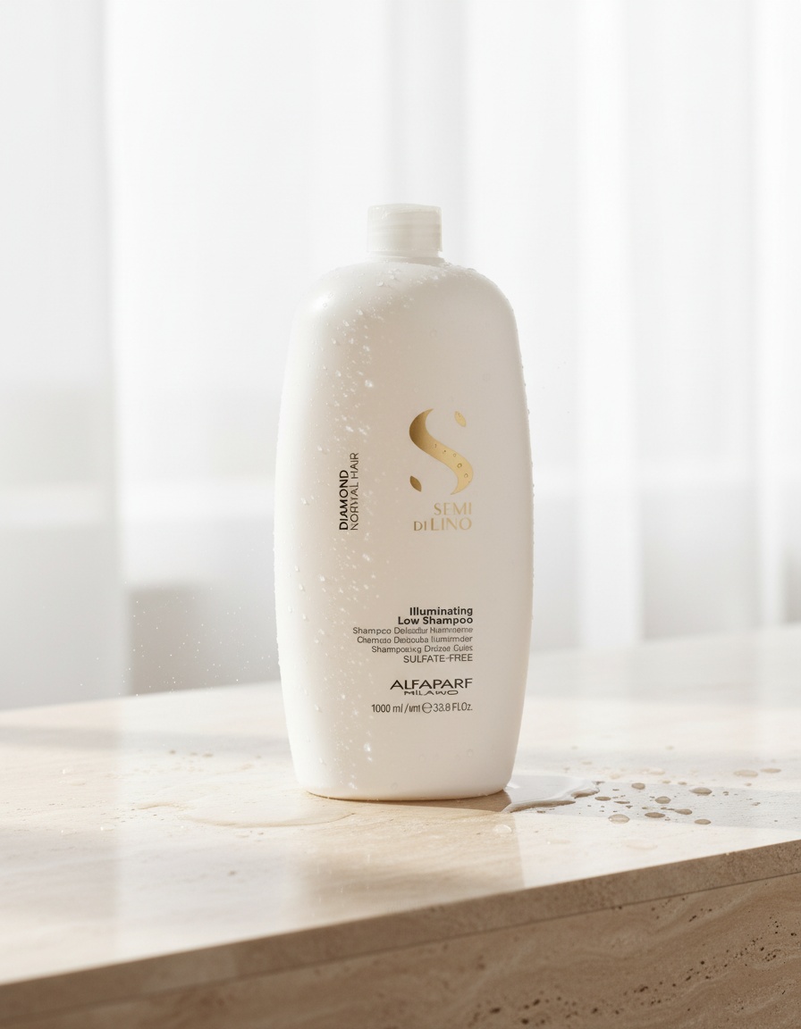 Alfaparf Milano SEMI DI LINO DIAMOND illuminating low shampoo 1000 ml - Afbeelding 2