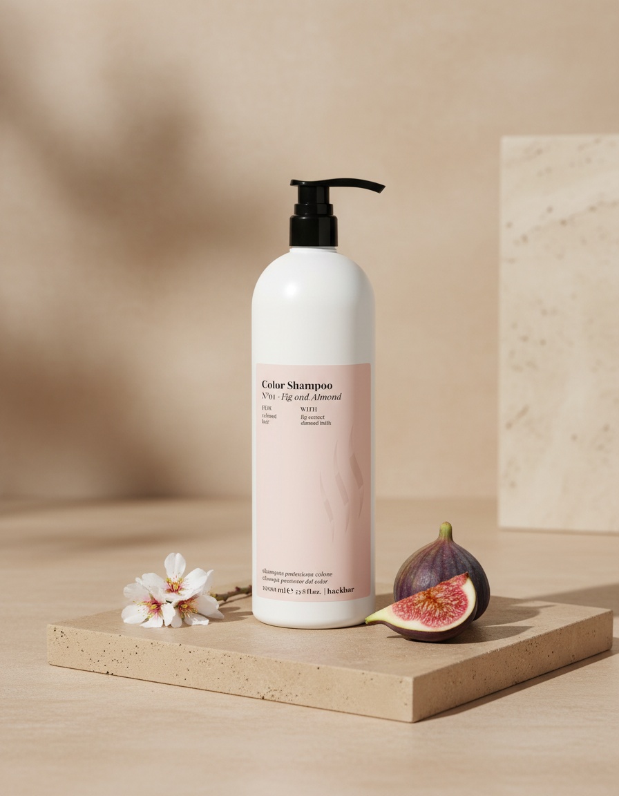 Farmavita BACK BAR color shampoo nº01-fig&almond 1000 ml - Afbeelding 2