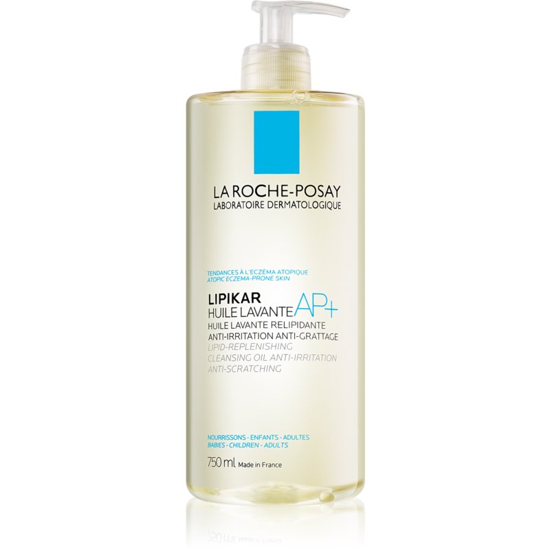 La Roche Posay LIPIKAR AP+ Cleansing Oil Anti-irritation Body Cleanser for Atopic Skin 750 ml