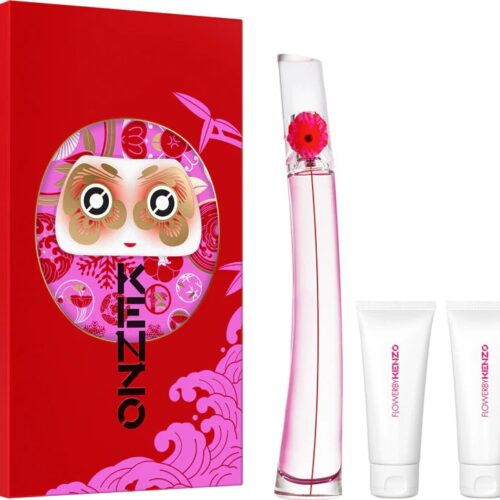 Kenzo Flower by Kenzo Poppy Bouquet Geschenkset 100ml EDP + 10ml EDP + 75ml Body Lotion