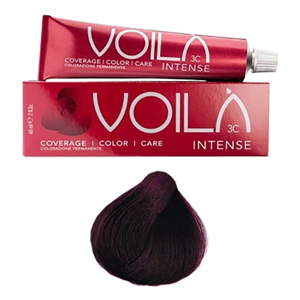 Intercosmo Voilà 3C Intense Haarverf 60ml - 5.22 Light Brown Intense Purple