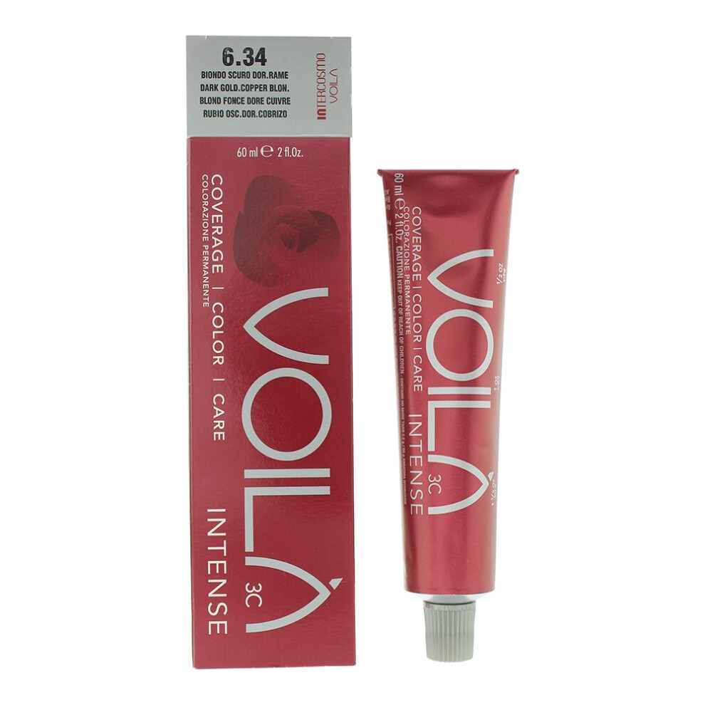 Intercosmo Voilà 3C Intense Haarverf 60ml - Dark Golden Copper Blonde