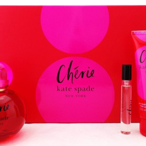 Kate Spade Chérie Gift Set 100ml EDP + 7.5ml EDP + 100ml Body Lotion