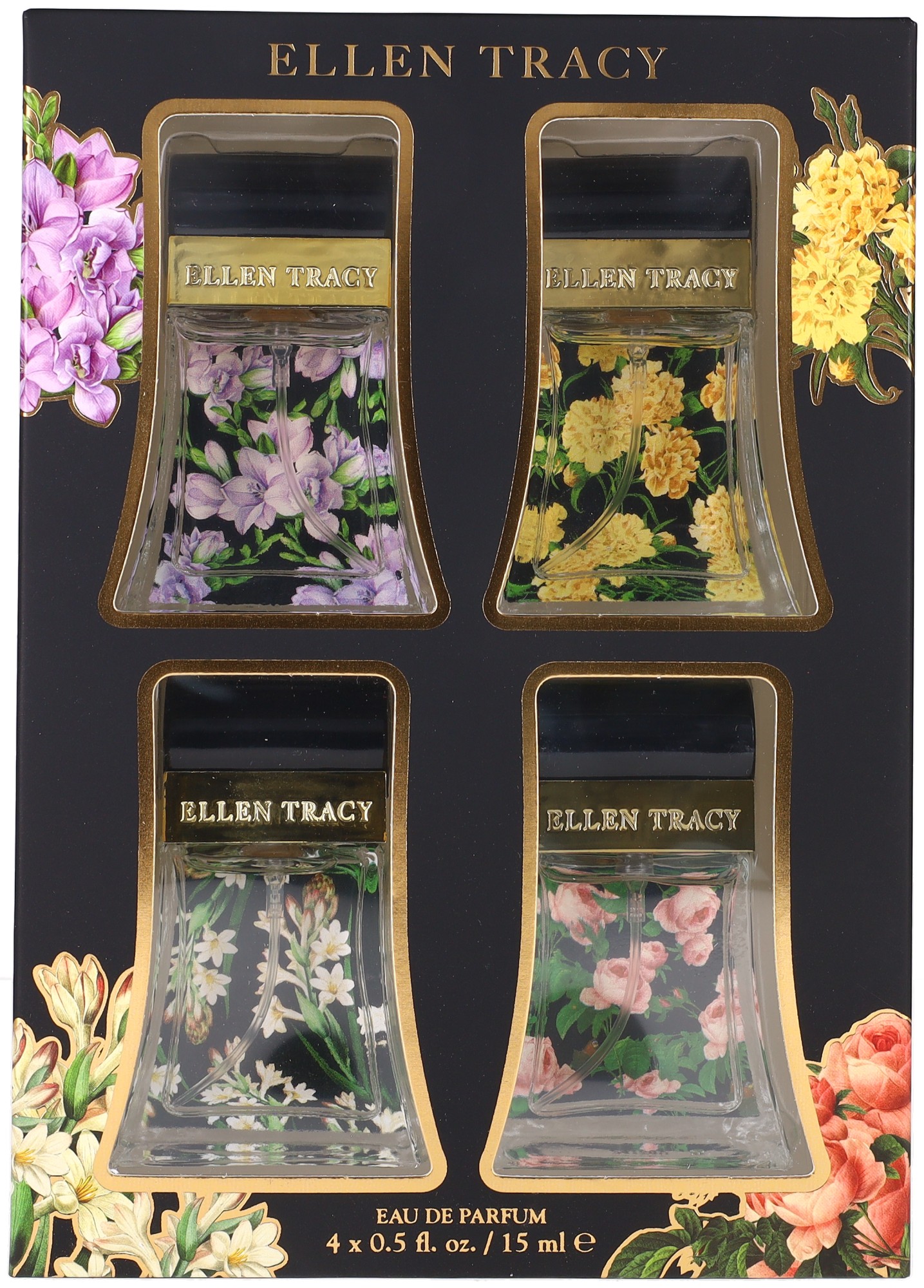 Ellen Tracy Gift Set 15ml Courageous EDP + 15ml Confident EDP + 15ml Radiant EDP + 15ml Inspiring EDP