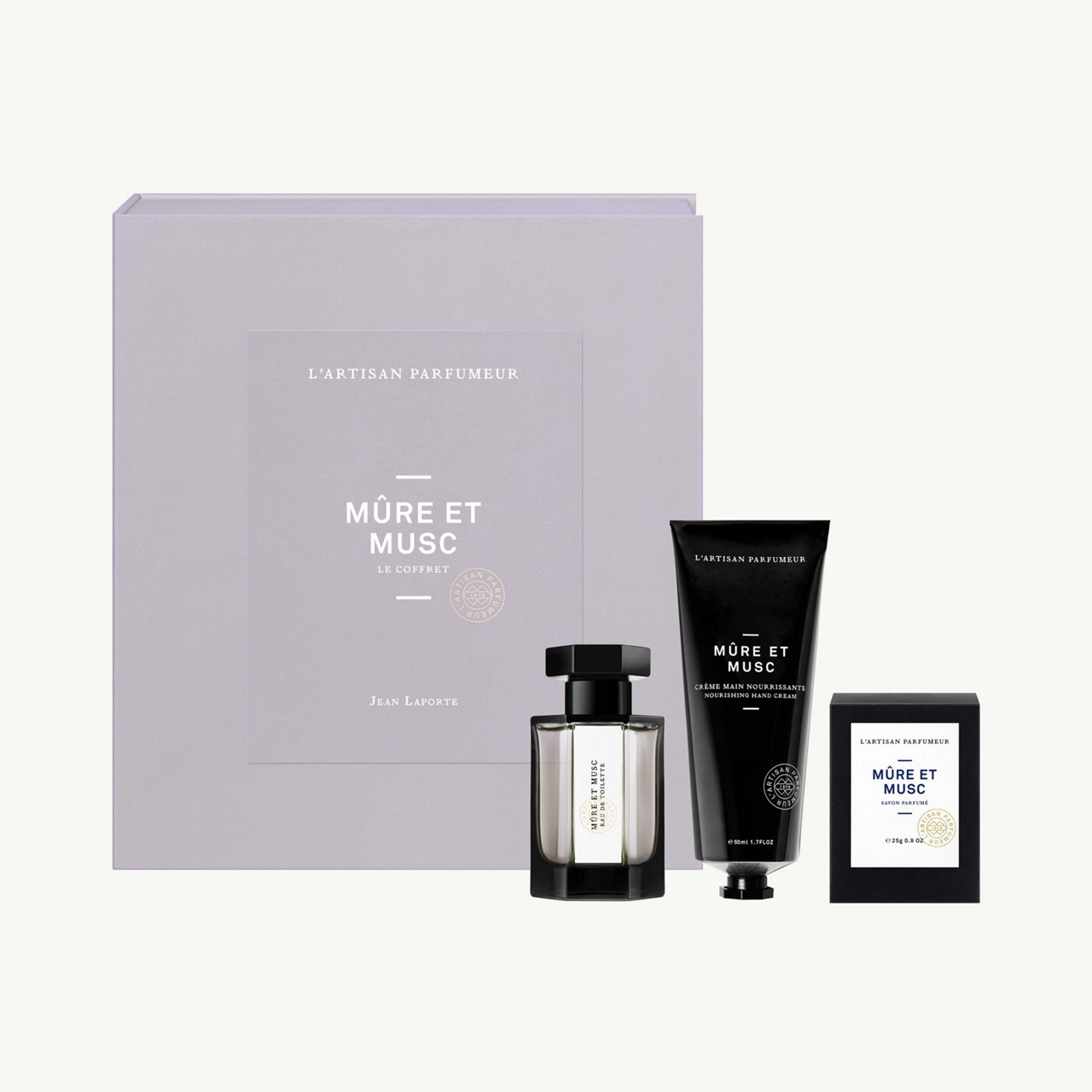 L'Artisan Parfumeur Mure Et Musc Geschenkset 50ml EDT + 25g Zeep + 50ml Handcrème