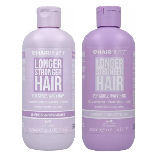 Hairburst Curly and Wavy Hair Bundle 350ml Shampoo + 350ml Conditioner