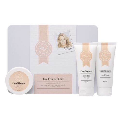 Katie Price Confidence Tin Trio Geschenkset 100ml Rich Doucehgel + 100ml Bodycrème + 100ml Body Butter