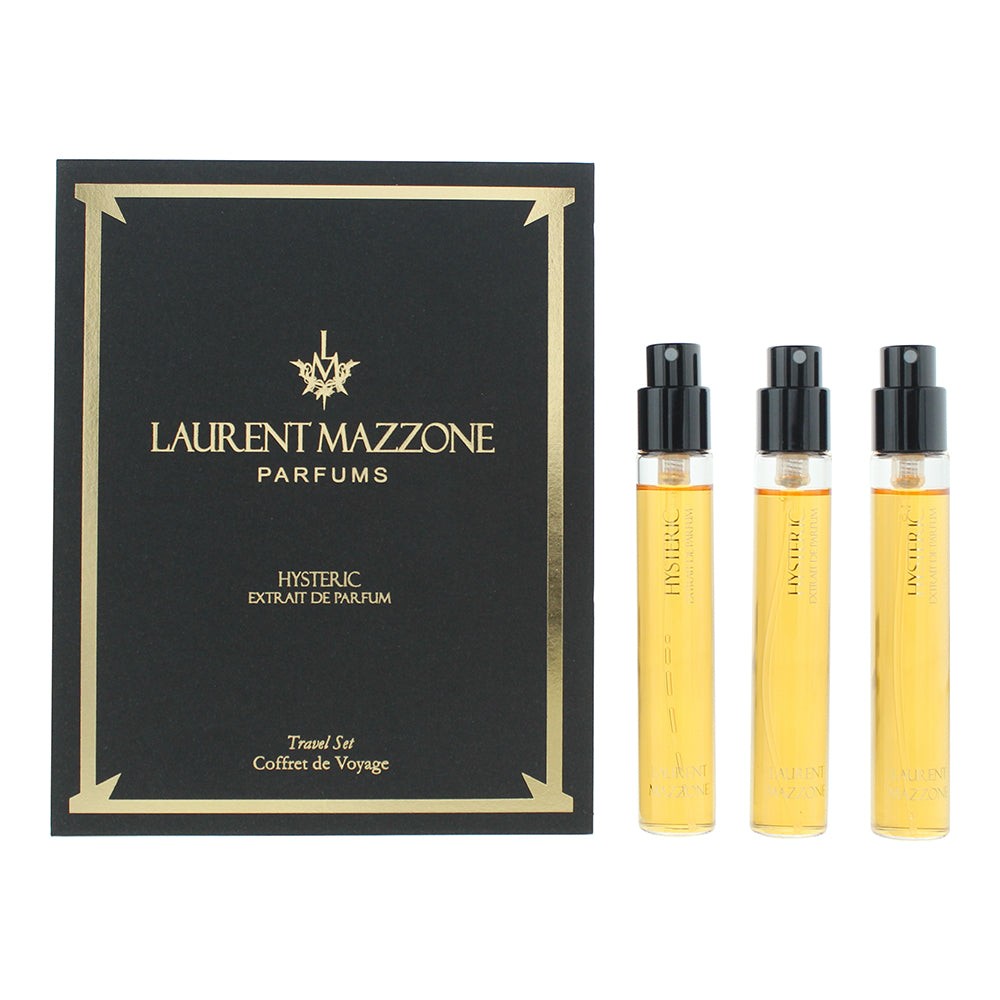 Laurent Mazzone Hysteric Extrait de Parfum Travel set 3x15ml