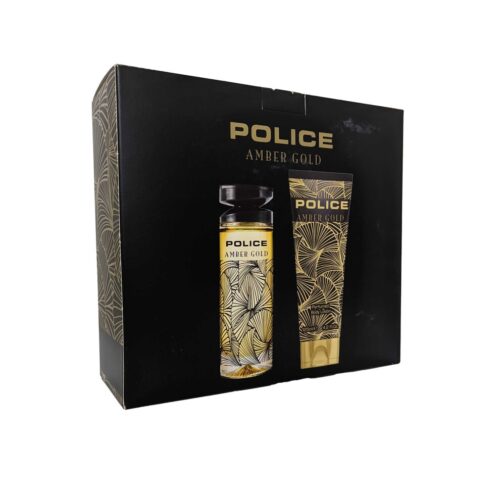 Police Amber Gold for Women Gift Set 100ml EDT + 125ml Body Lotion