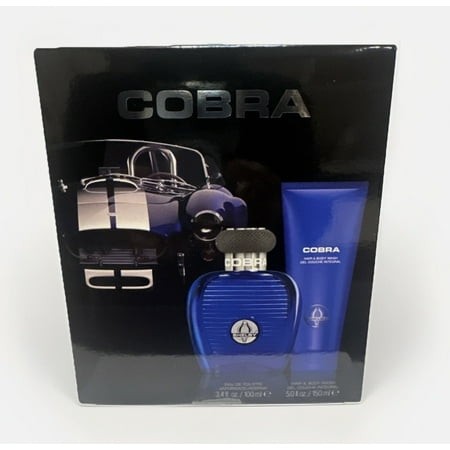 Carroll Shelby Blue Cobra Gift Set 100ml EDT + 150ml Hair & Body Wash
