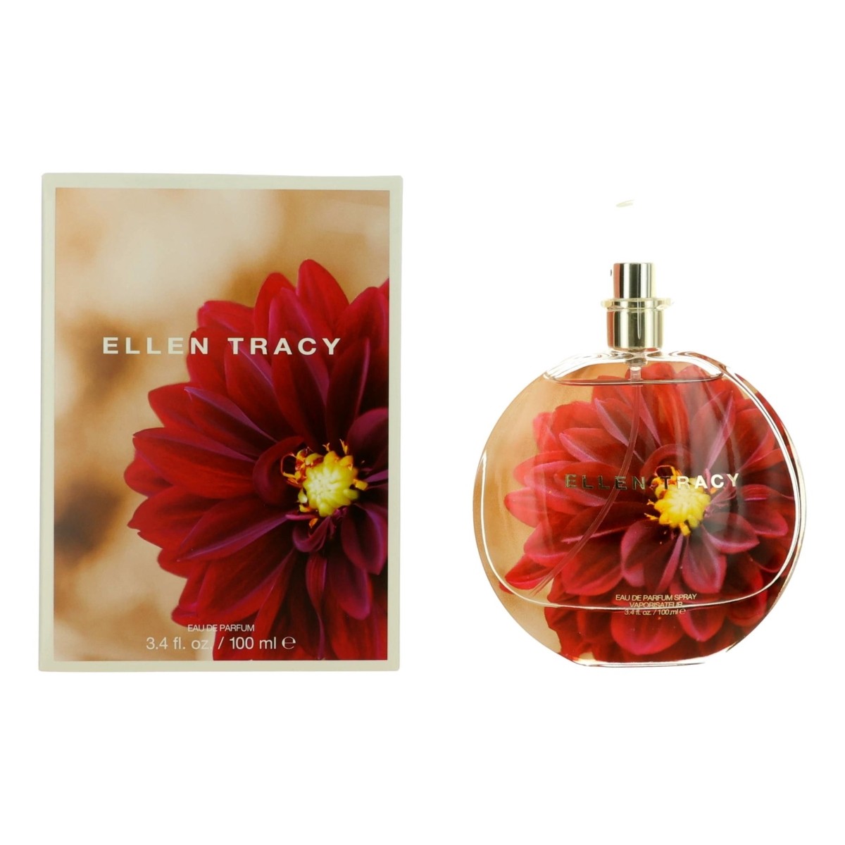 Ellen Tracy Dream Florals Red Dahlia Eau De Parfum 100ml
