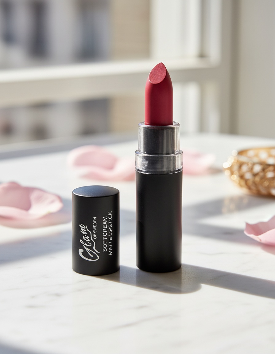 Glam Of Sweden SOFT CREAM matte lipstick #04-pure red