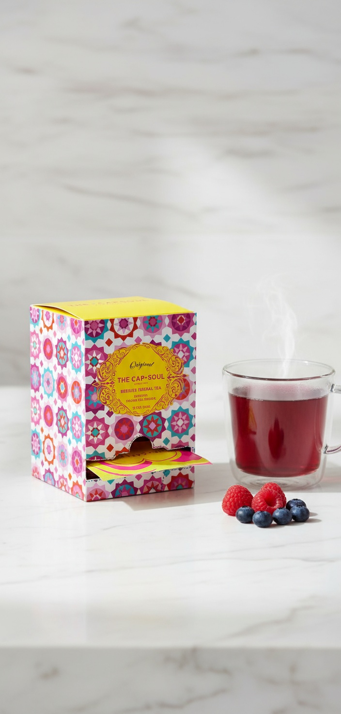 The Capsoul PIRÁMIDES ENSOBRADAS frutas del bosque 15 u - Afbeelding 2