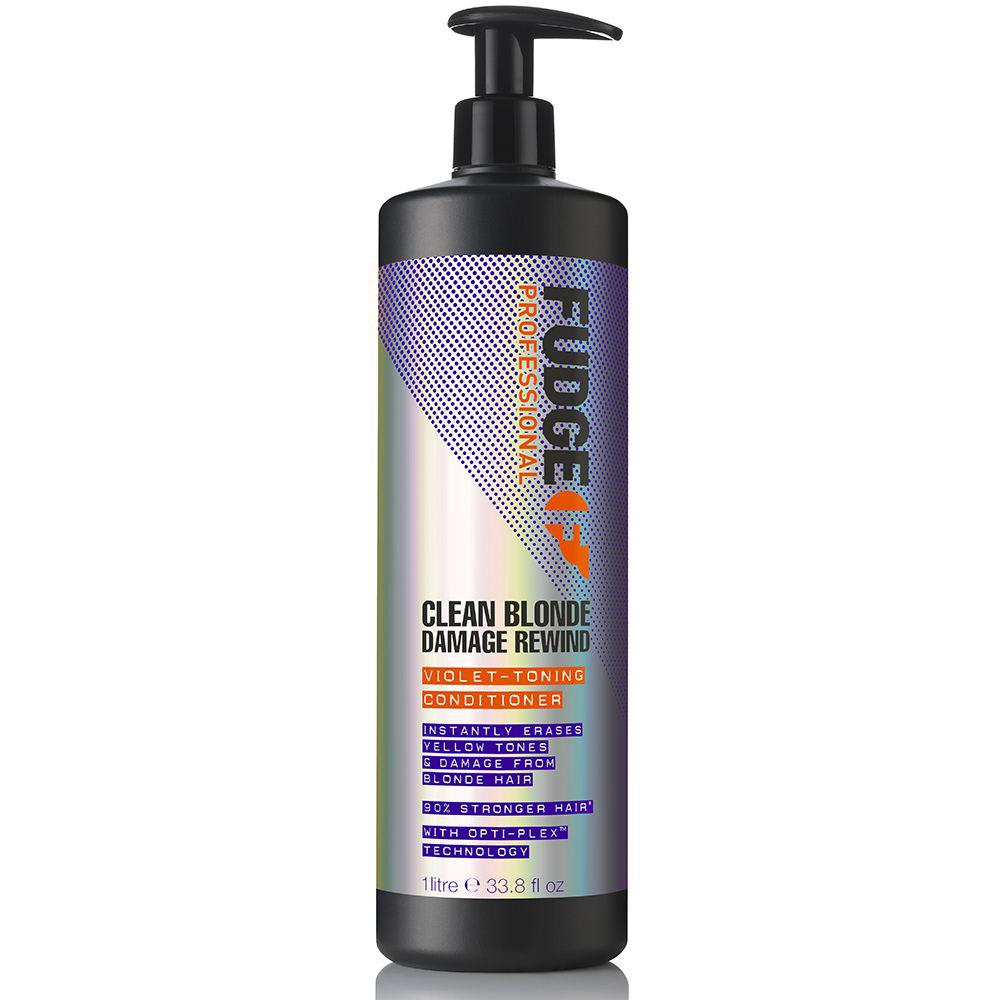 Fudge Clean Blonde Damage Rewind Violet Toning Conditioner 1000ml