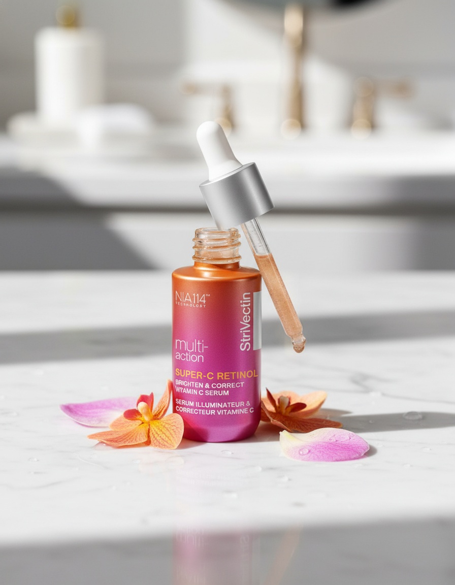 Strivectin MULTI-ACTION SUPER-C RETINOL brighten&correct vitamin C serum 30 ml - Afbeelding 2