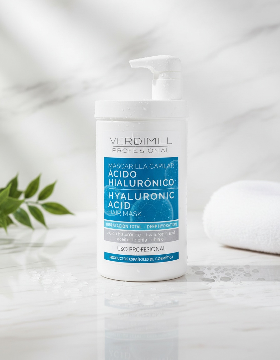 VERDIMILL PROFESIONAL hair mask ácido hialurónico 970 ml - Afbeelding 2