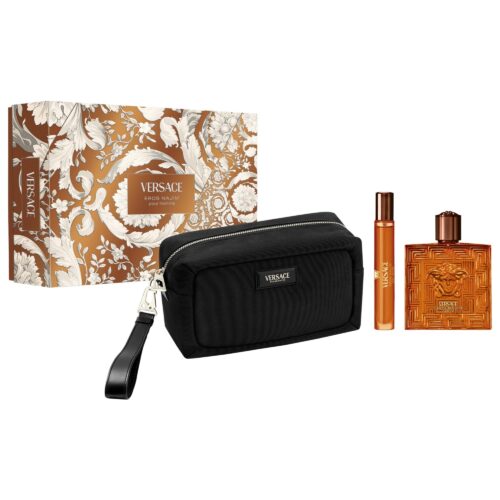 Versace Eros Najim Gift Set 100ml Parfum + 10ml Parfum + Toiletry Bag