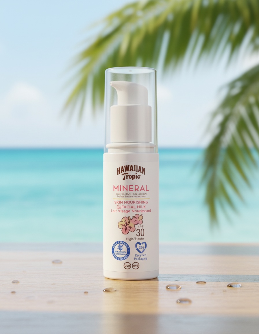 Hawaiian Tropic MINERAL facial protective milk SPF30 50 ml - Afbeelding 2