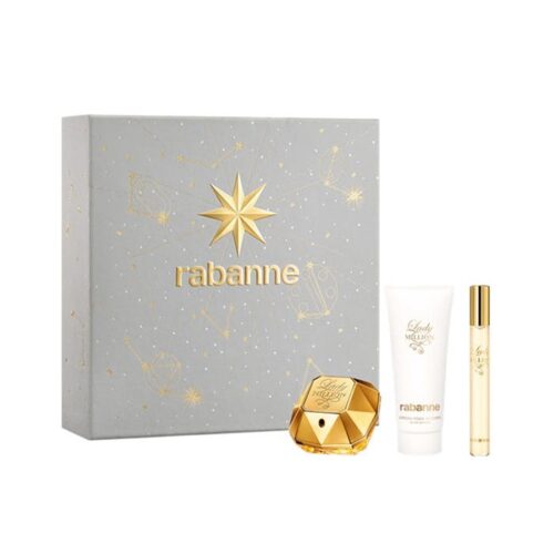 Paco Rabanne Lady Million Gift Set 50ml EDP + 10ml EDP + 50ml Body Lotion