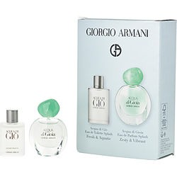 Giorgio Armani Miniature Gift Set 5ml Acqua Di Giò EDT + 5ml Acqua di Gioia EDP